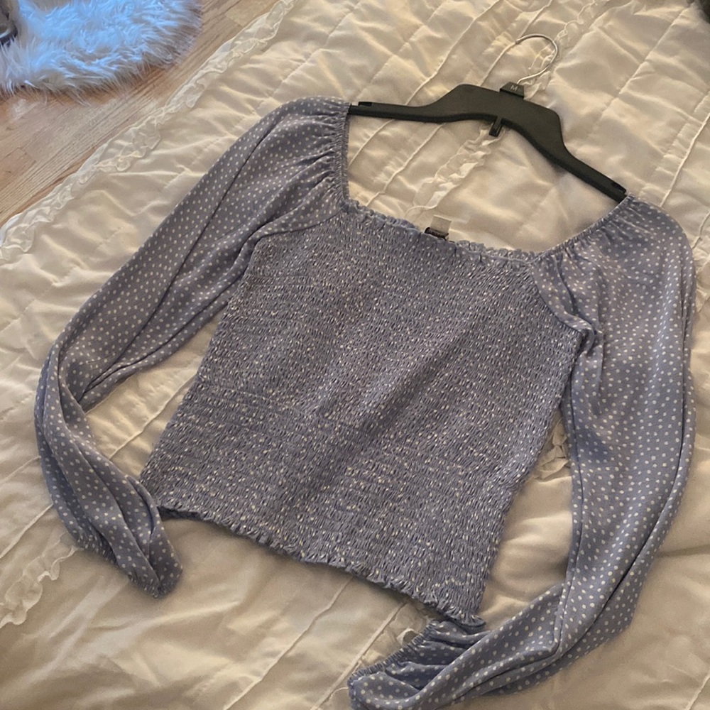 Light blue American Eagle top